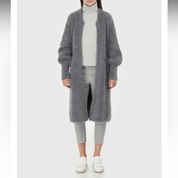 ByTsang Fuzzy Coat - Dove Grey - Picture 2 of 8